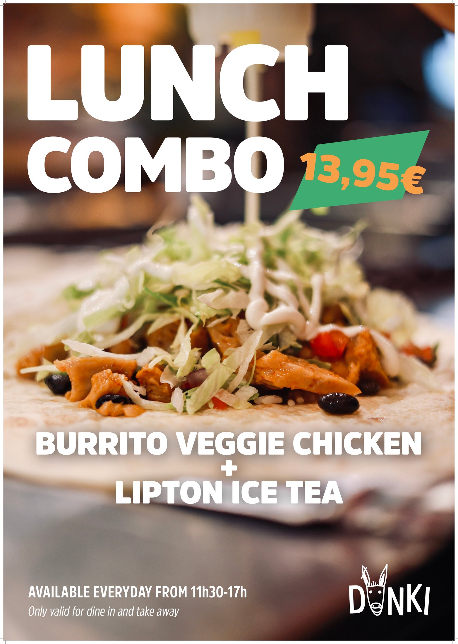 Affiche Donki — Lunch Combo 13,95€
